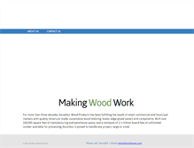 Tablet Screenshot of excaliburwp.com